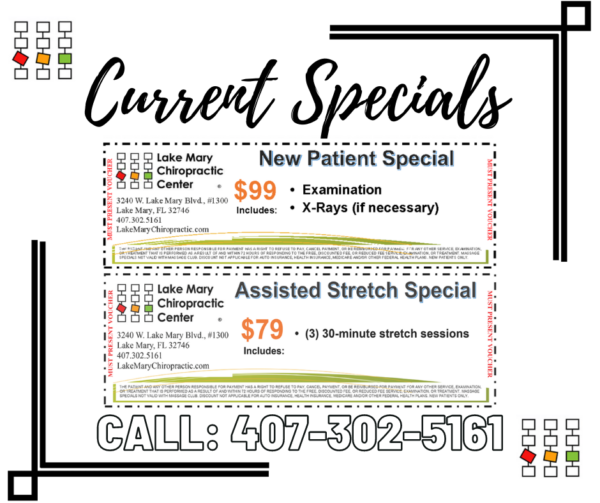 Lake Mary Chiropractic Specials 