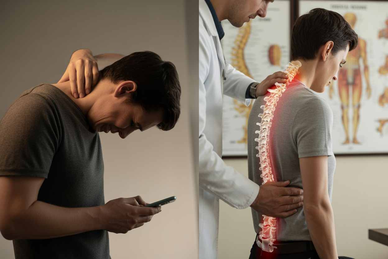 Photo inspiration: Fresh Look at How To Fix Text Neck Pain Relief Posture Correction